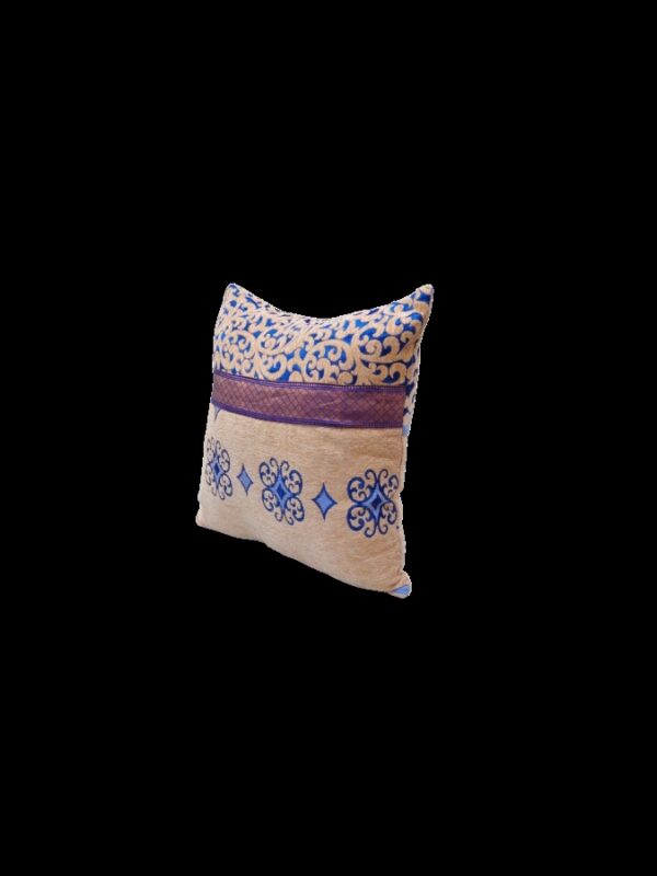 Blue pattern cushion cover
